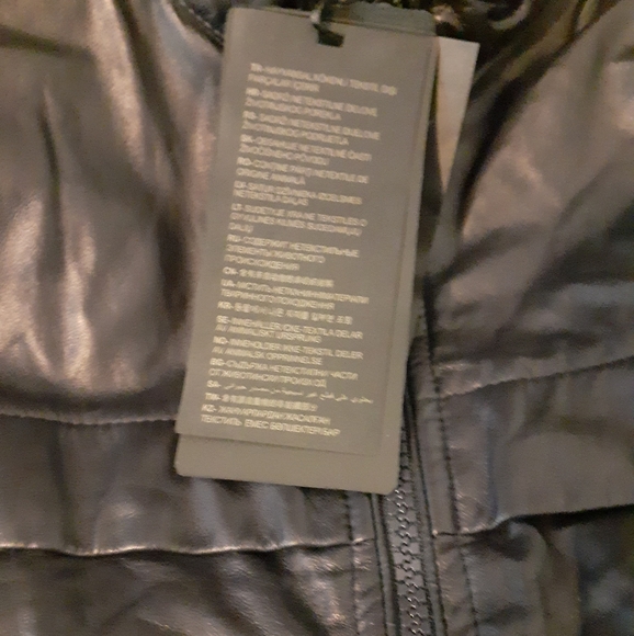 Massimo Dutti Jacket with leather *NEW* - Picture 10 of 10